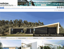 Tablet Screenshot of noticiasarquitectura.info